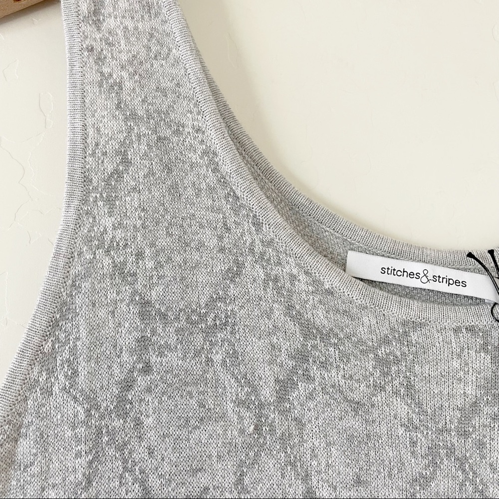 Stitches & Stripes Snakeskin Print Midi Tank Dress - Picture 8 of 10